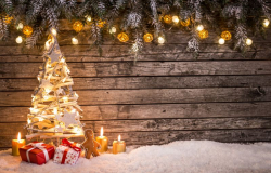 Frohe Weihnacht und ein glückliches neues Jahr
