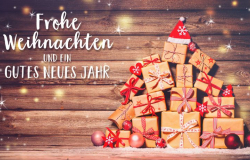 Besinnliche Festtage und einen guten Start ins neue Jahr!